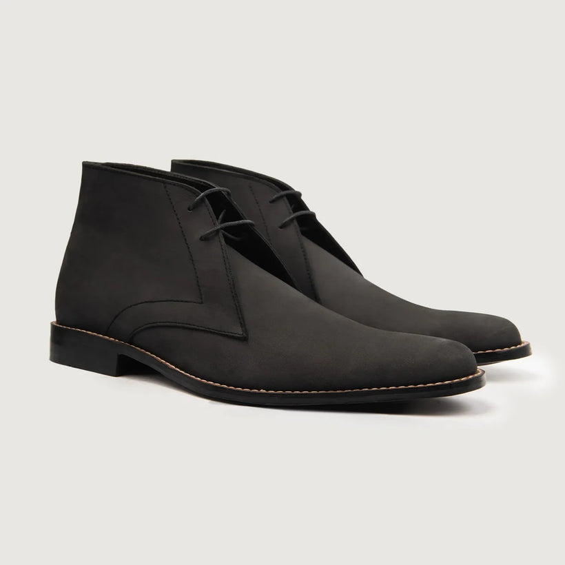 Corry Chukka Черная Nubuck Leather Boots мужская