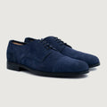 Attorney Derby Midnight Синий Suede Кожаная обувь для Мужчин