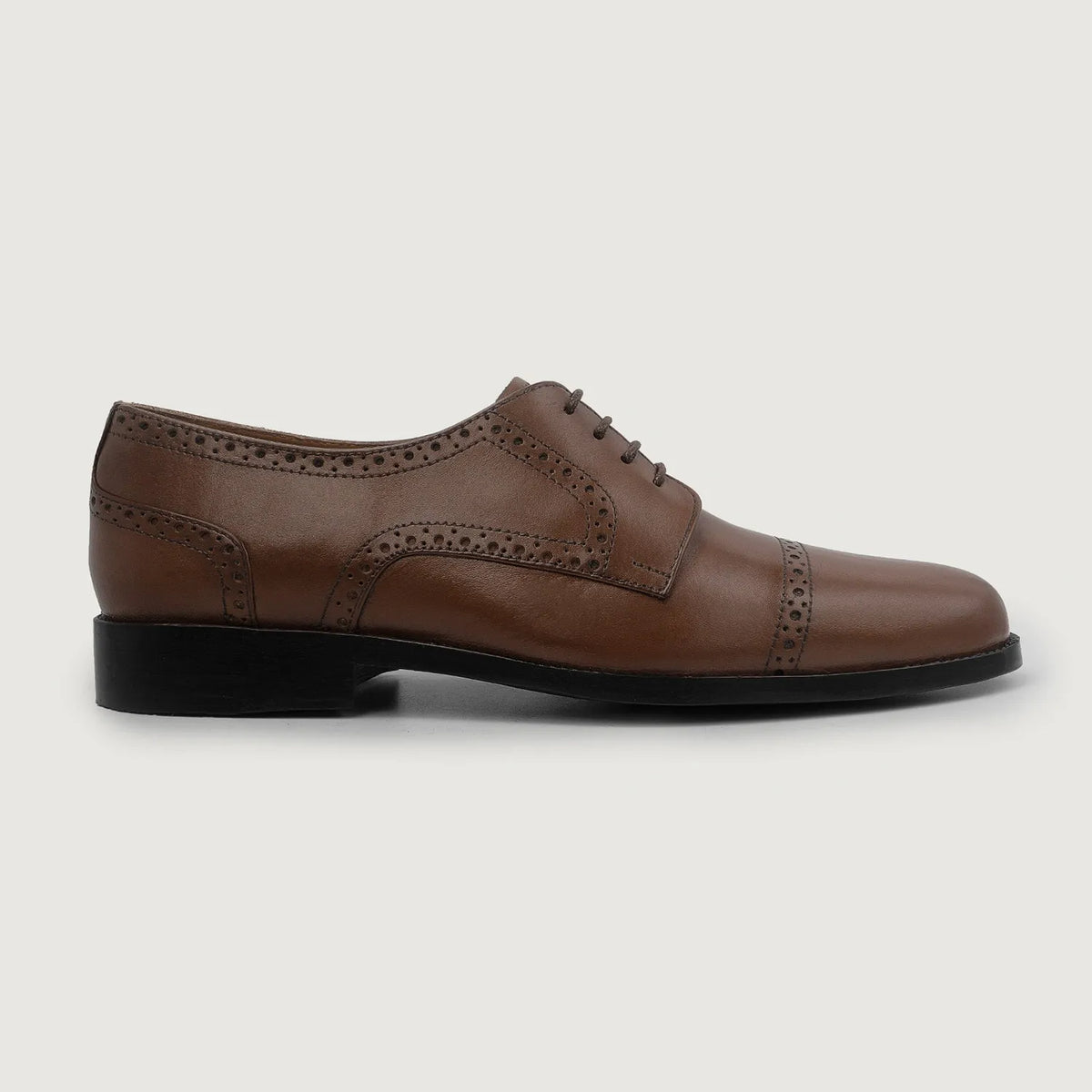 Brown Full-Grain leather Shoes - Рантовая конструкция Goodyear Welt и носок обуви