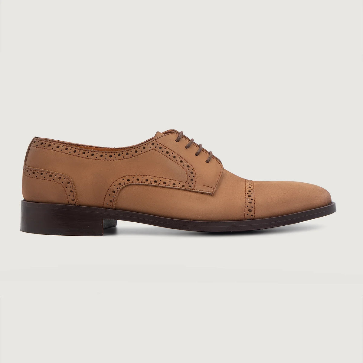 Brown Full-Grain leather Shoes - Рантовая конструкция Goodyear Welt и носок обуви