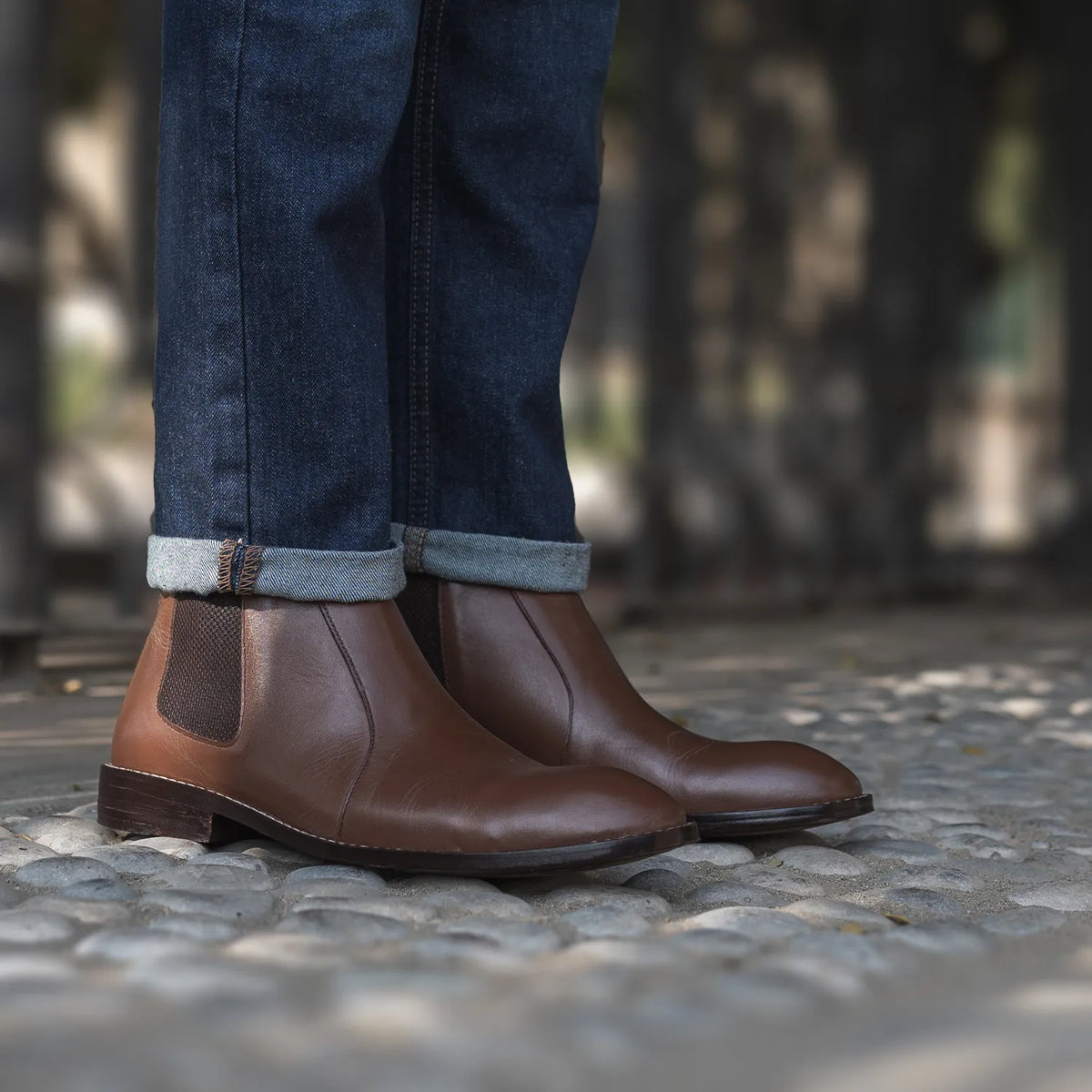 Orlaven Clarkson Chelsea Коричневый Кожаные ботинки для Мужчин footwear image 9