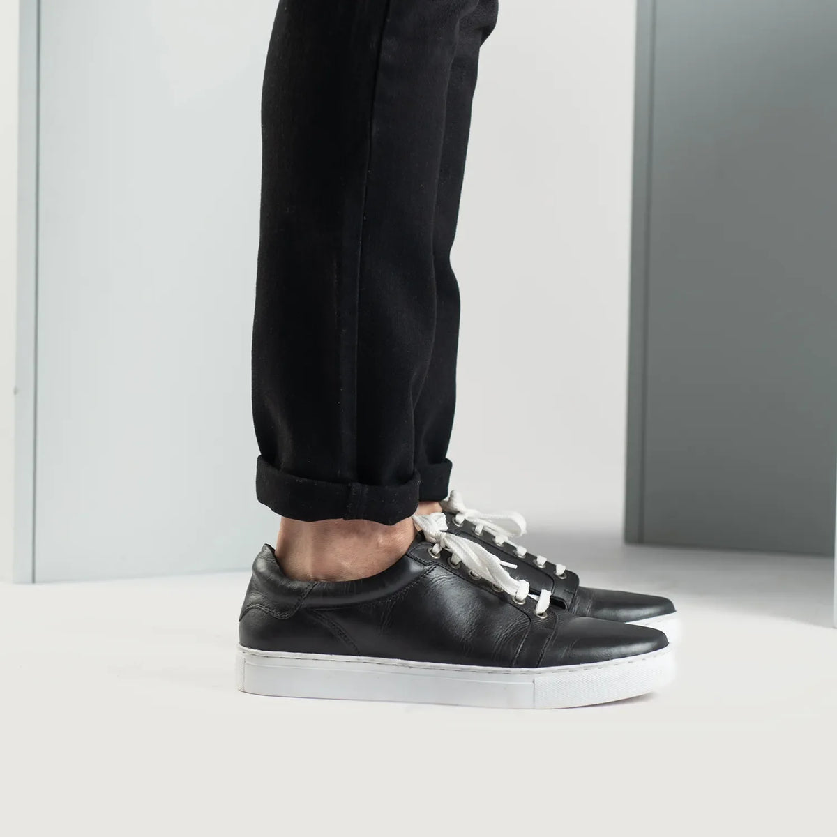 Orlaven Carter Runn Черный Кожаные кеды для Мужчин footwear image 9