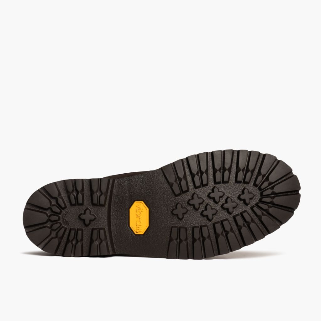 High-Traction Rubber Outsole & Lug Tread Pattern on Explorer Rocky Road Кожаные ботинки для Мужчин