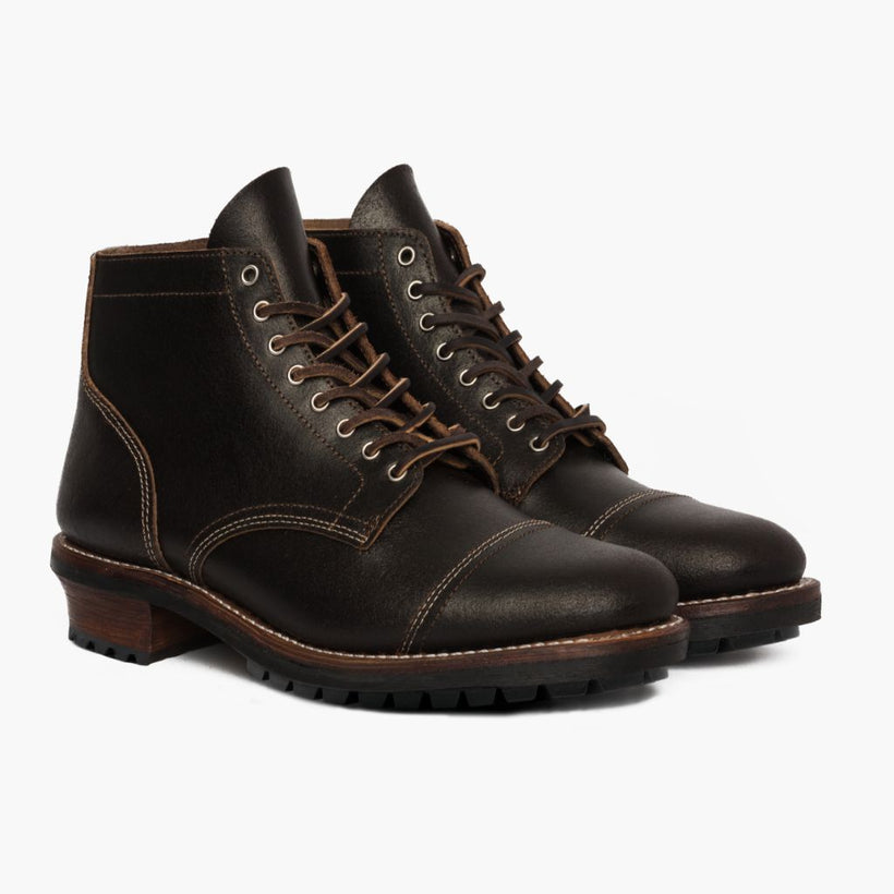 Vanguard Waxed Cacao Leather Boots мужская