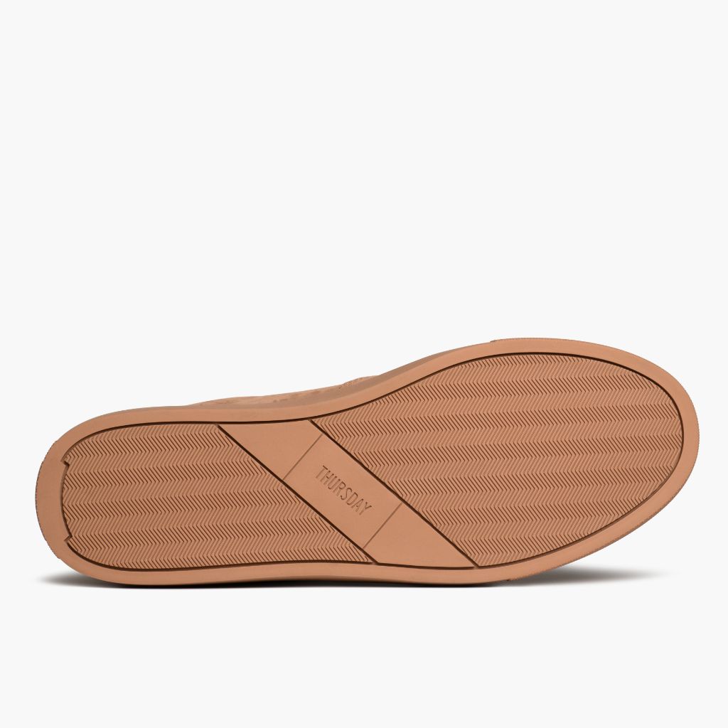 High-Traction Rubber Outsole & Lug Tread Pattern on Court Clay Кожаные кеды для Мужчин