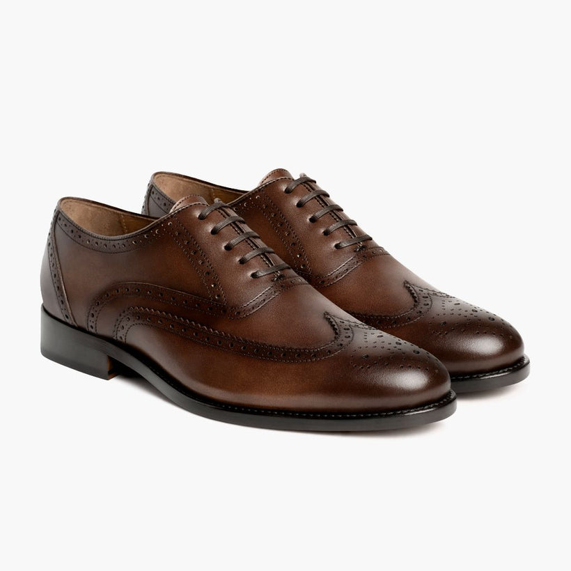 Aviator Cinnamon Leather Shoes мужская