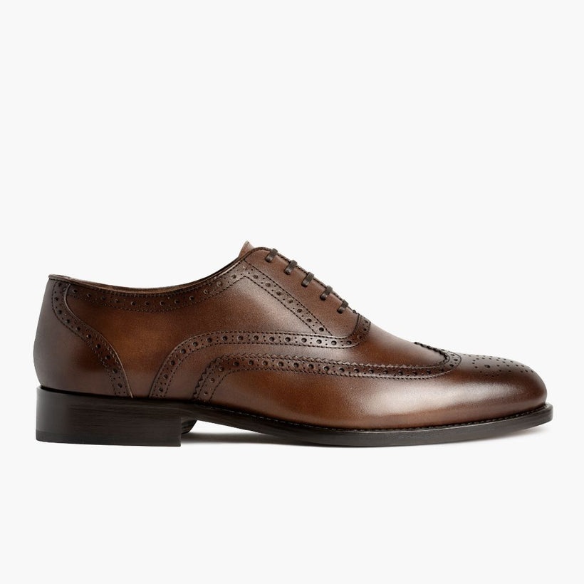 Aviator Cinnamon Leather Shoes мужская