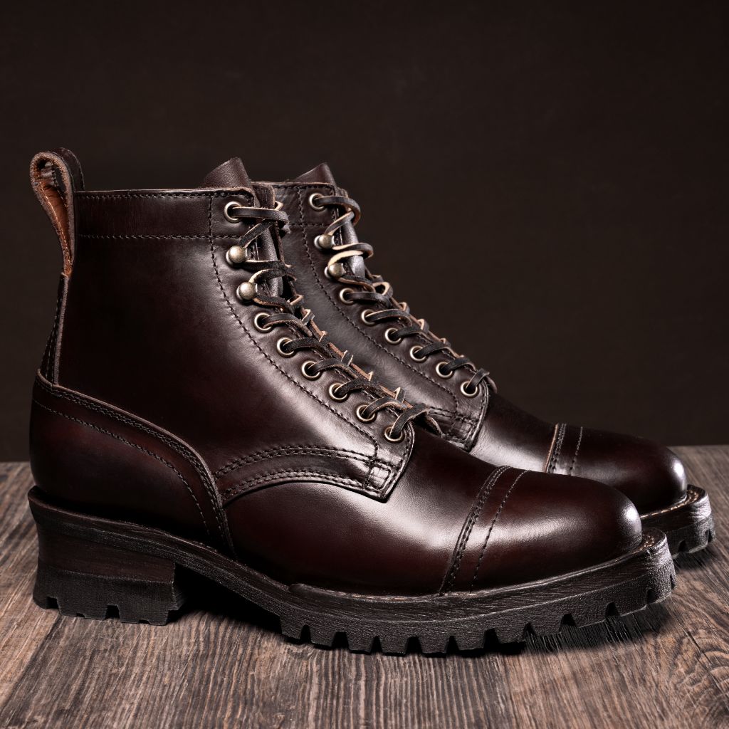 Challenger Коричневый CXL Кожаные ботинки для Мужчин in Brown Full-Grain Leather - Вид сбоку | Купить в официальном онлайн-магазине