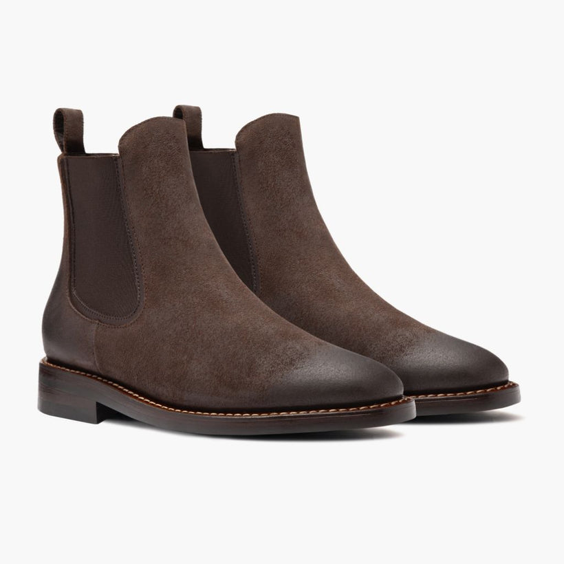 Duke Chocolate Suede Кожаные ботинки для Мужчин