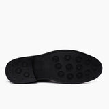 High-Traction Rubber Outsole & Lug Tread Pattern on President Saddlewood Leather Boots For Men