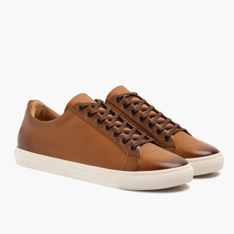 Premier Low Top Toffee Leather Sneakers мужская