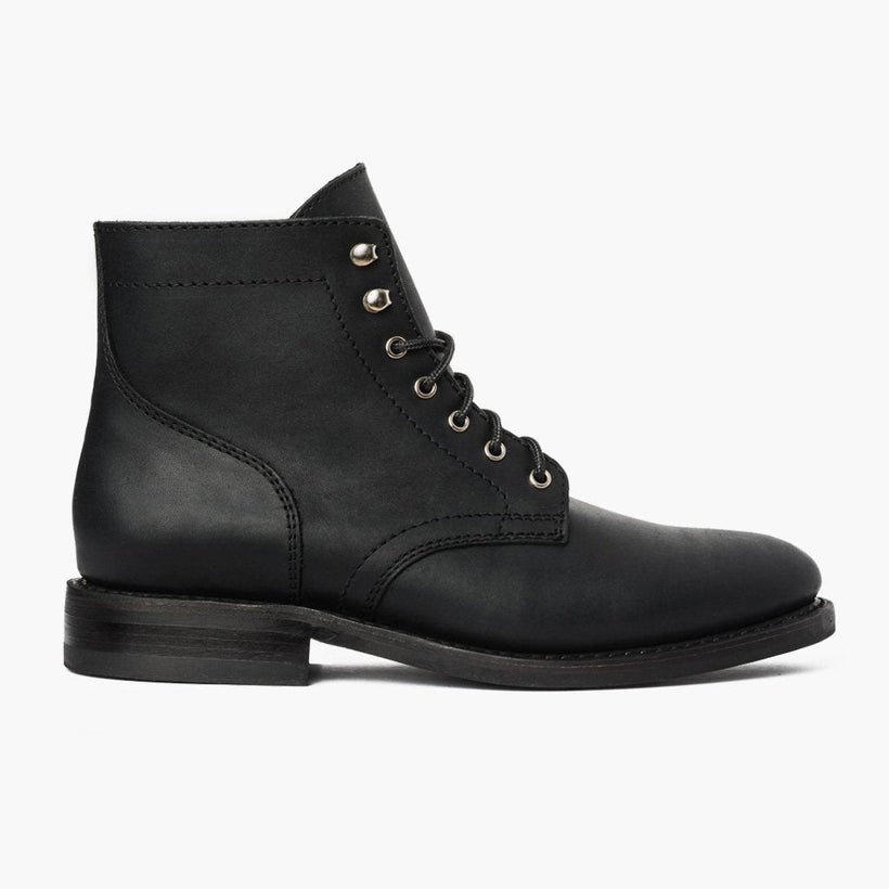 President Черная Matte Leather Boots мужская