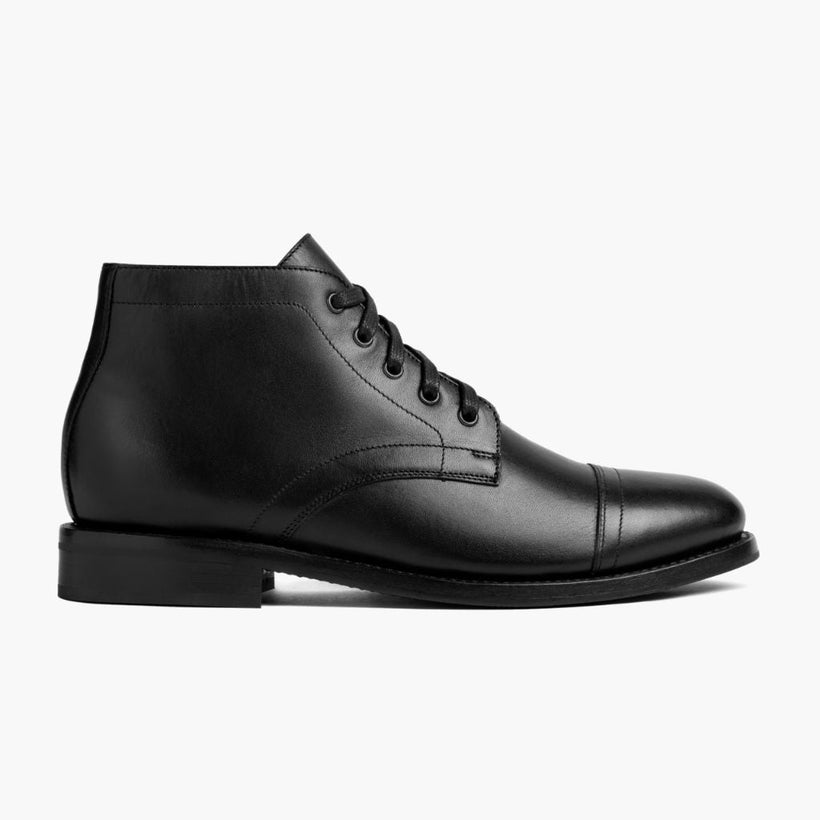 Cadet Черная Leather Boots мужская