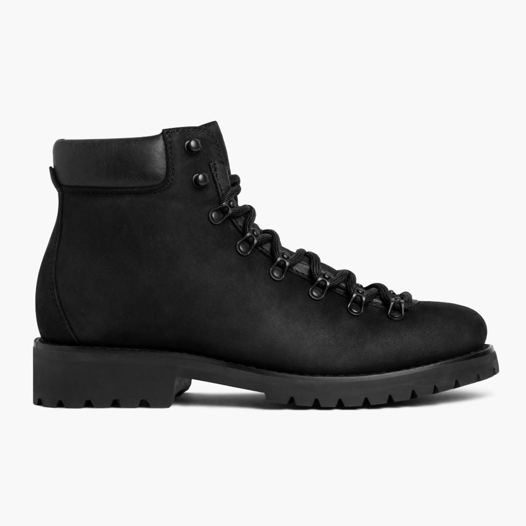 Black Full-Grain leather Boots - Рантовая конструкция Goodyear Welt и носок обуви
