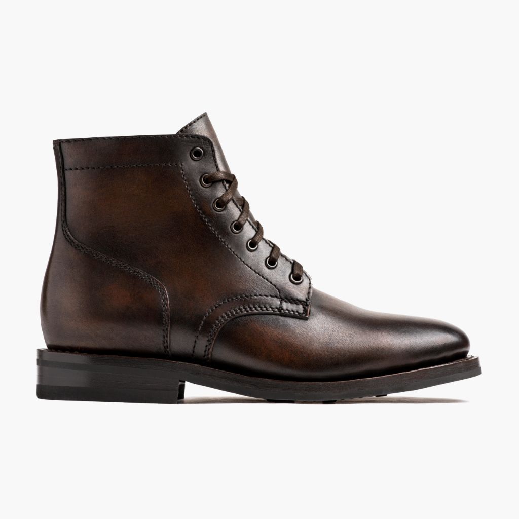 Black Full-Grain leather Boots - Рантовая конструкция Goodyear Welt и носок обуви