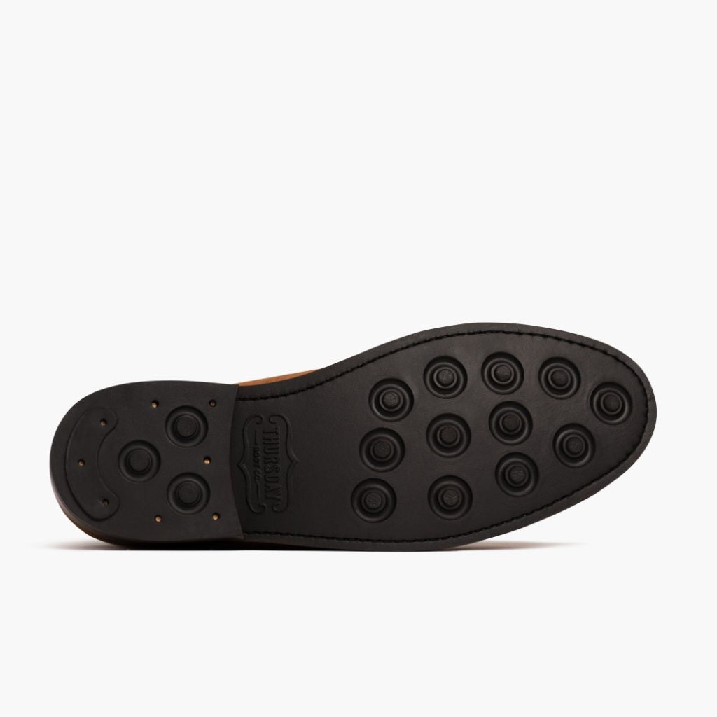 High-Traction Rubber Outsole & Lug Tread Pattern on President Brandy Кожаные ботинки для Мужчин For Men