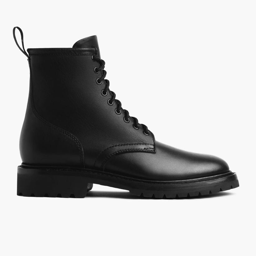 Stomper Черная (No Zipper) Leather Boots мужская