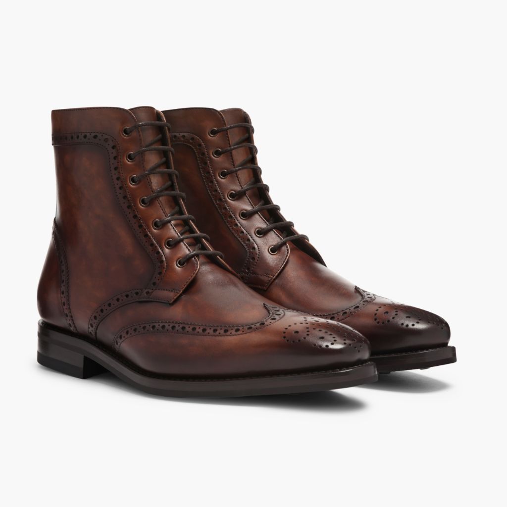 Wingtip Color #77 Кожаные ботинки для Мужчин For Men in Classic Full-Grain Leather - Вид сбоку | Купить в официальном онлайн-магазине