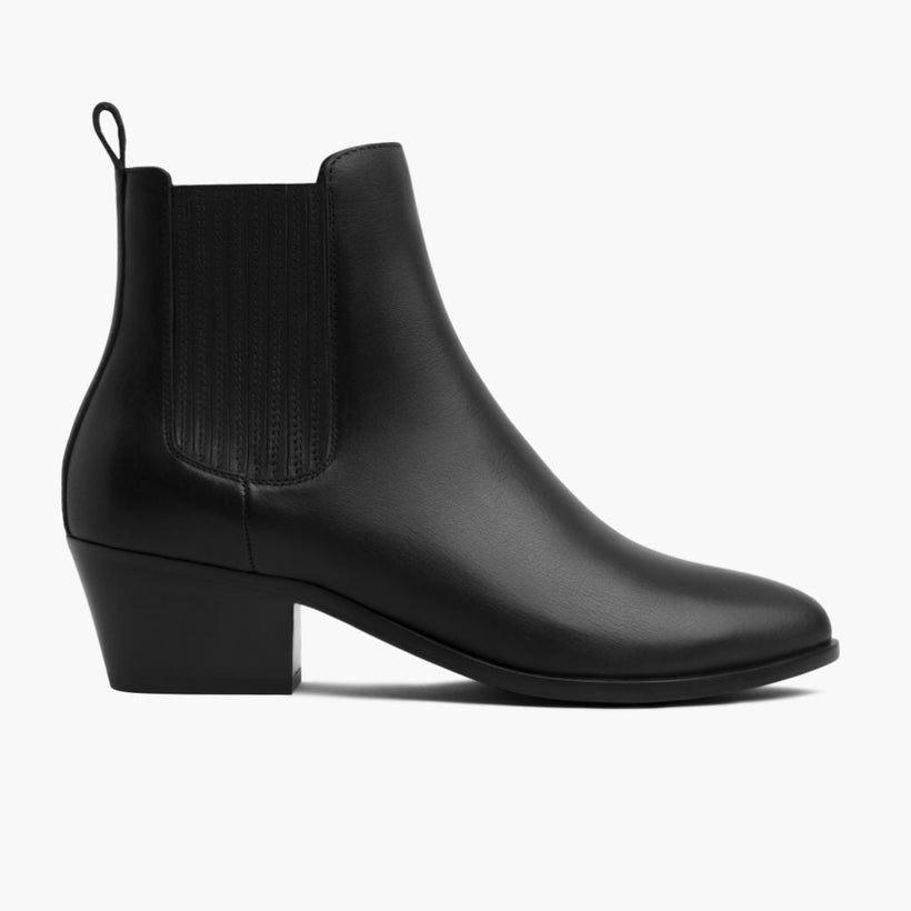Dreamer Bootie Черный Кожаные ботинки для Женщин