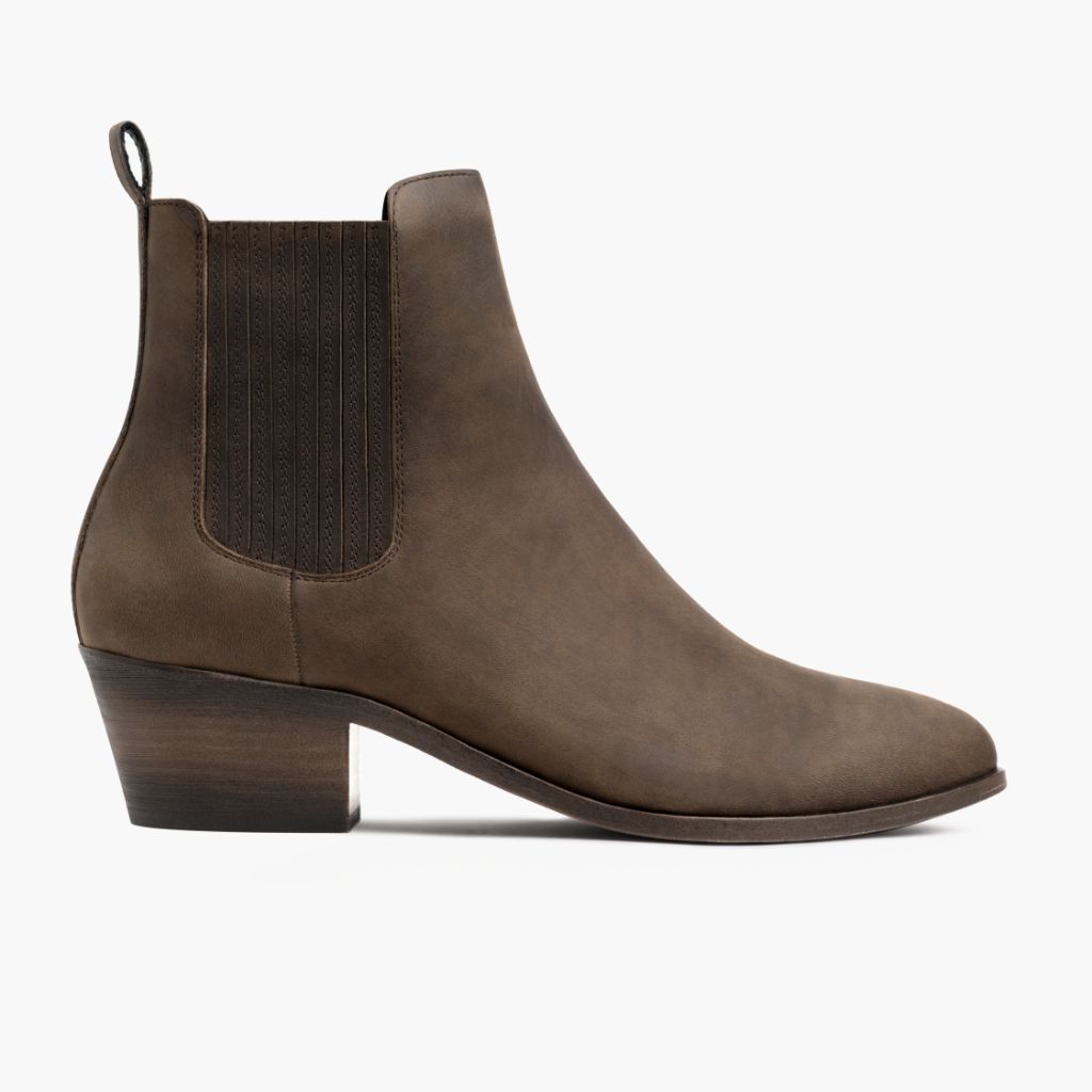 Dreamer Bootie Tobacco Кожаные ботинки для Женщин in Classic Full-Grain Leather - Вид сбоку | Купить в официальном онлайн-магазине