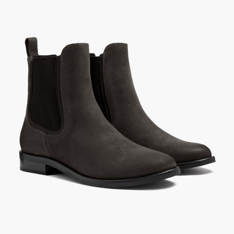 Duchess Shadow Grey Кожаные ботинки для Женщин