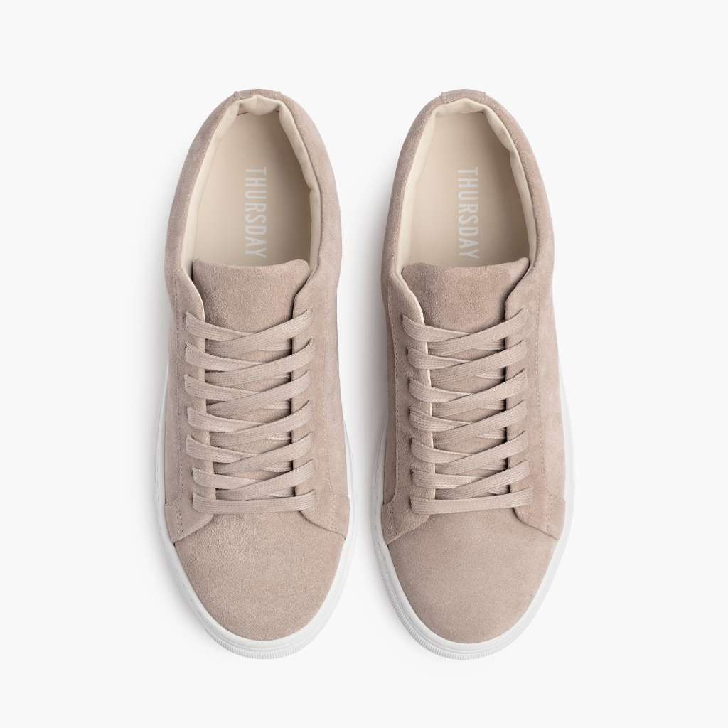 Premier Low Top Latte Кожаные кеды для Женщин - Усиленный задник и точная двойная строчка