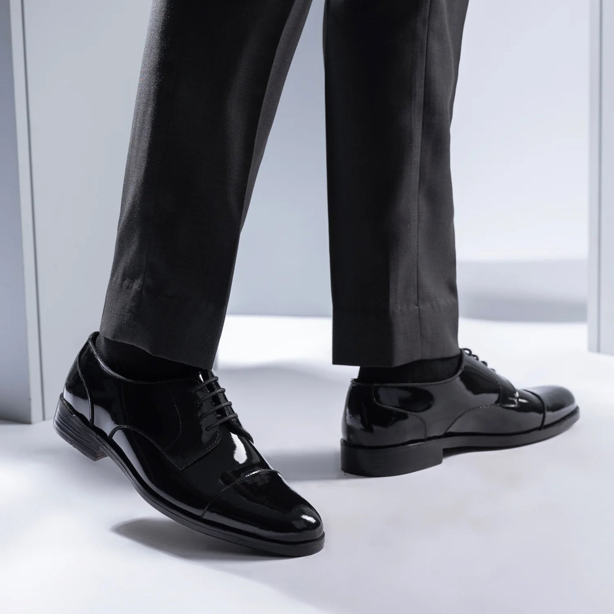 Orlaven Attorney Derby Черный Кожаная обувь для Мужчин footwear image 9