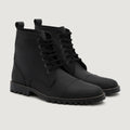 Knight Derby Черный Matte Nubuck Кожаные ботинки - TerraGrip для Мужчин