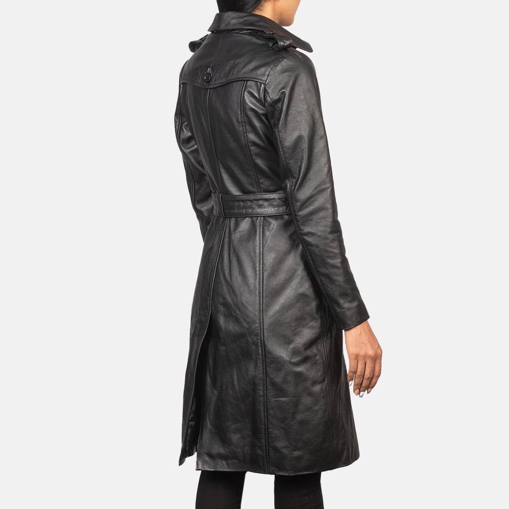 Authentic Cowhide Leather with Semi-aniline Finish Grain Texture &amp; Heavy-Duty Seam Stitching Detail