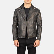 
Мастерство обработки подола и швов на Armand Green Suede Biker Jacket