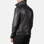 Authentic Sheepskin Leather with Semi-aniline Finish Grain Texture &amp; Heavy-Duty Seam Stitching Detail