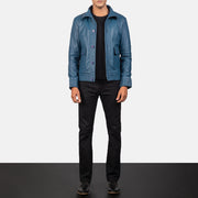 Columbus Leather Bomber Jacket – alternate product view 3
