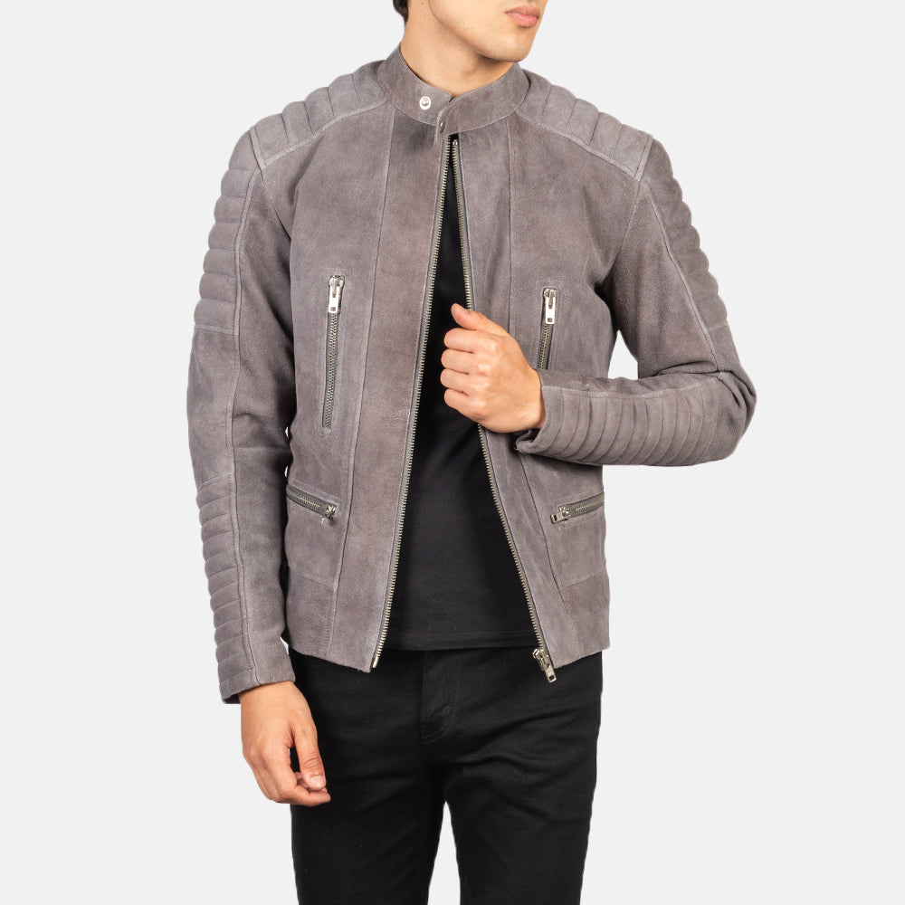 Damian Leather Biker Jacket – alternate product view 1