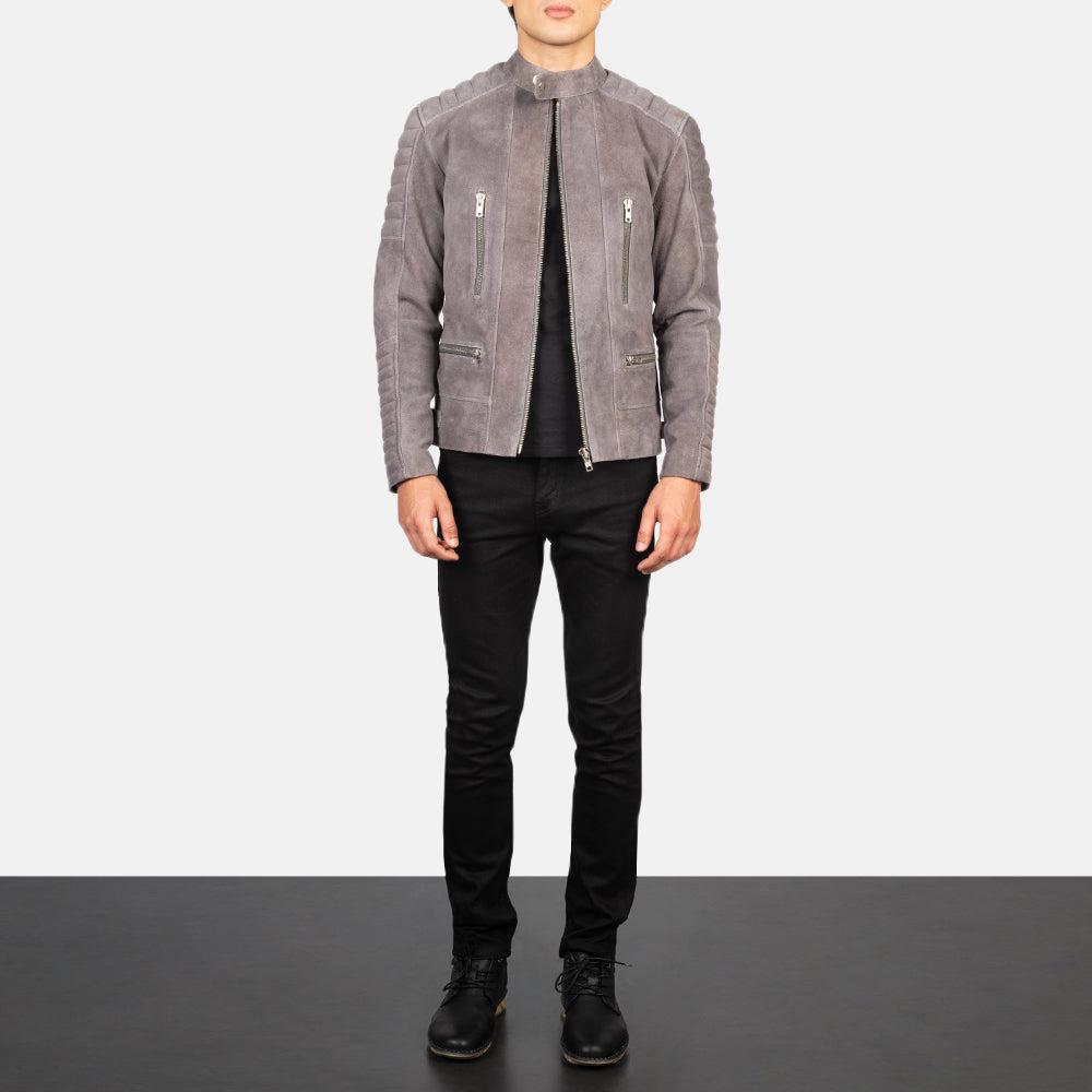 Damian Leather Biker Jacket – alternate product view 3