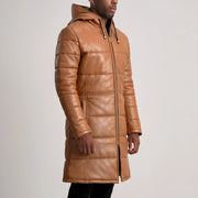 
Floyd Кожаное пальто Рыжий Puffer Кожаная куртка для Мужчин – alternate product view 2