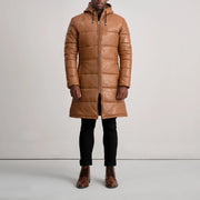 
Floyd Кожаное пальто Рыжий Puffer Кожаная куртка для Мужчин – alternate product view 3
