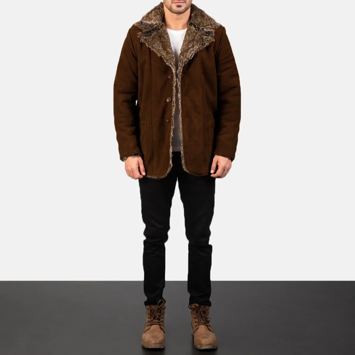 
Furlong Кожаное пальто Beige Кожаное пальто для Мужчин – alternate product view 3