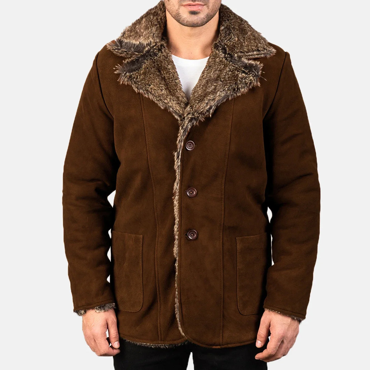 
Furlong Кожаное пальто Beige Кожаное пальто для Мужчин – alternate product view 4