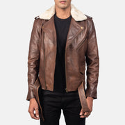 
Мастерство обработки подола и швов на Furton Black Leather Biker Jacket