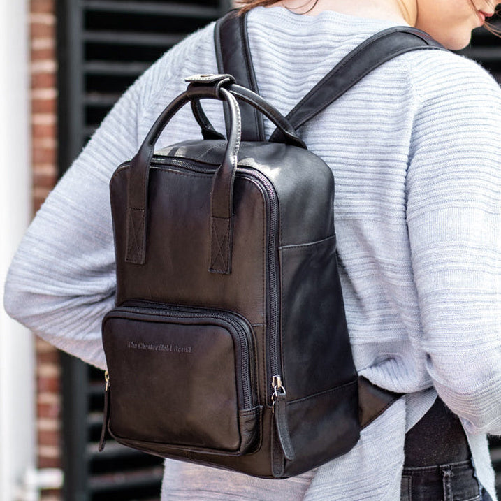 Bellary Full-Grain Leather Backpack женская