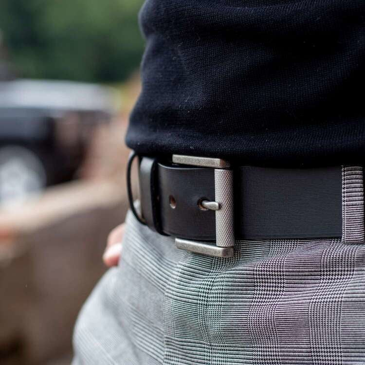 Aayden Full-Grain Leather Belt мужская