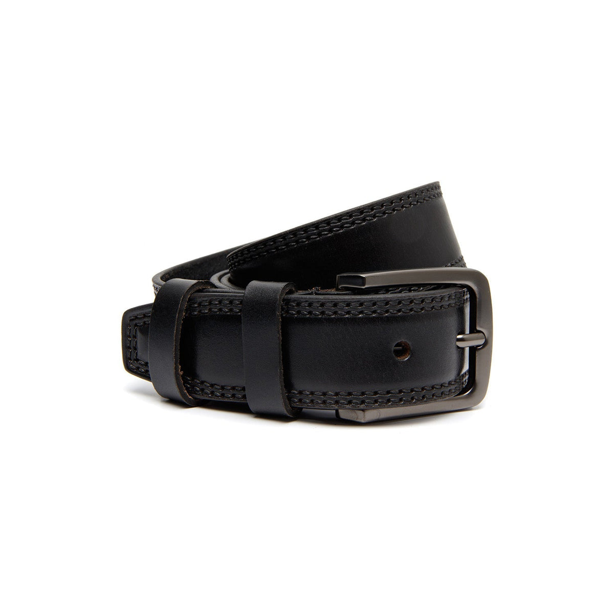 
Manovo Цельнозерновая кожа Belt для Мужчин из классической 100% цельнозерновой кожи - Full Exterior Вид спереди и приталенный силуэт | Купить в официальном онлайн-магазине