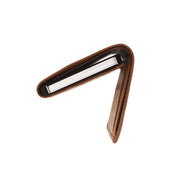 Cognac Leather Card Holder Palma, detail view 4