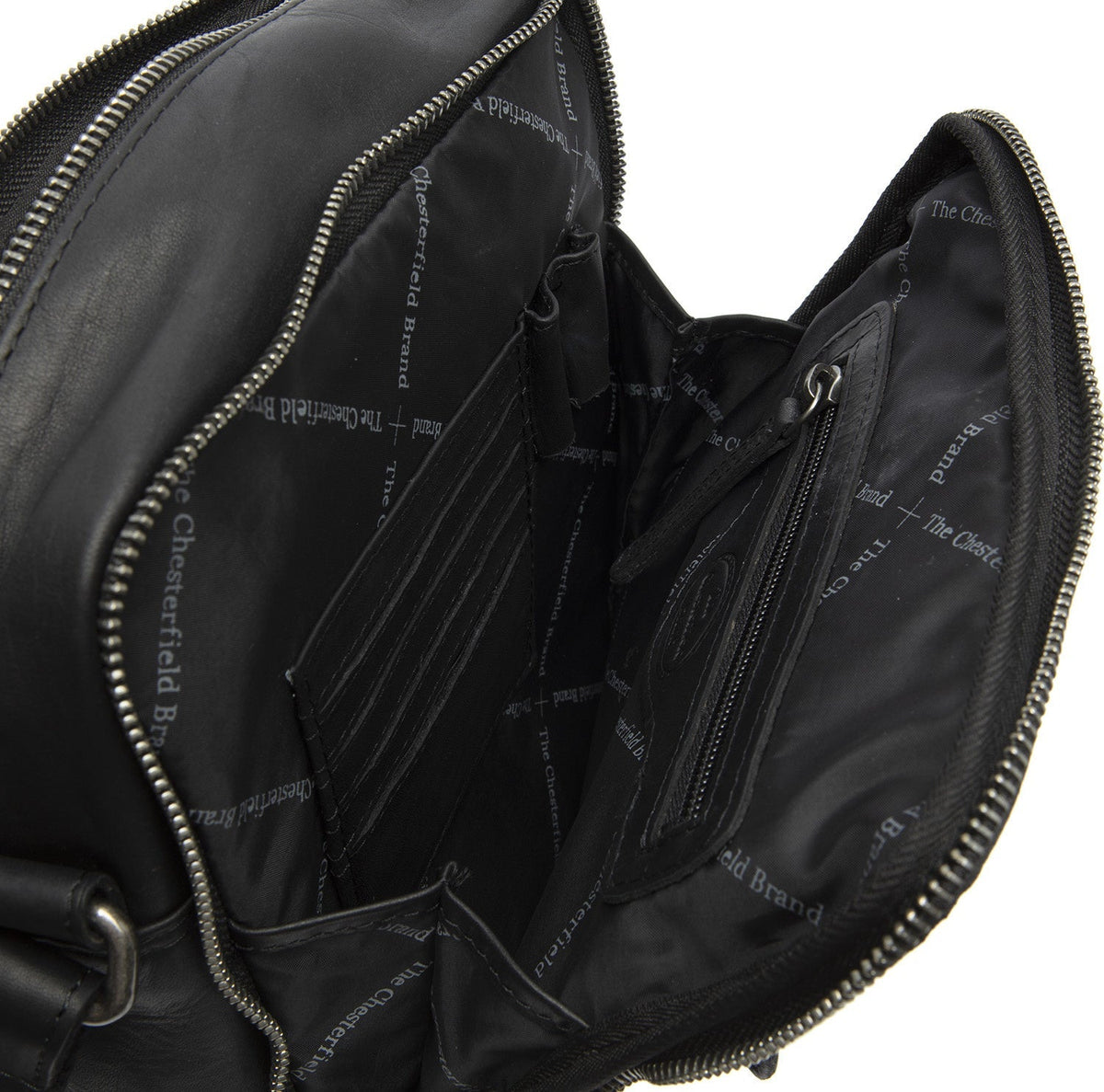 
Classic 100% Full-Grain leather Bag - Вид сзади с усиленными кожаными ремнями и прострочкой