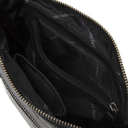 
Classic 100% Full-Grain leather Bag - Вид сзади с усиленными кожаными ремнями и прострочкой