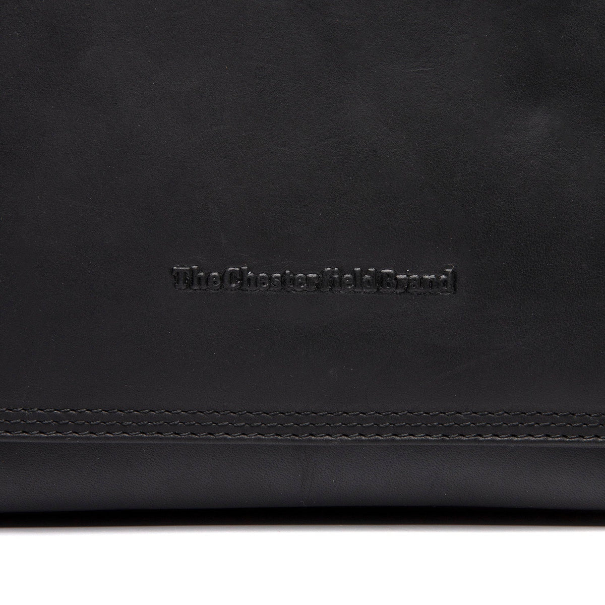 
Classic 100% Full-Grain leather Bag - Вид сзади с усиленными кожаными ремнями и прострочкой