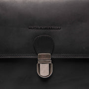 
Classic 100% Full-Grain leather Bag - Вид сзади с усиленными кожаными ремнями и прострочкой