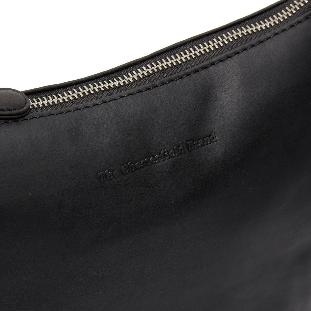 
Red 100% Full-Grain leather Bag - Вид сзади с усиленными кожаными ремнями и прострочкой