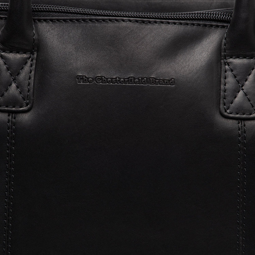 Layton Full-Grain Leather Handbag женская
