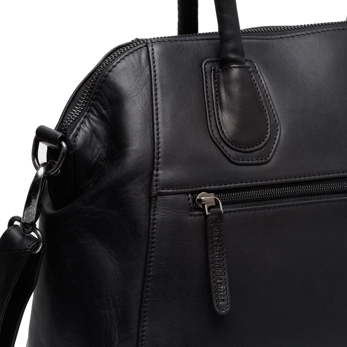 Classic 100% Full-Grain leather Goods - Вид сзади с идеальной посадкой по плечам и ровным подолом